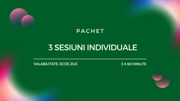Pachet 3 Sesiuni 60 min